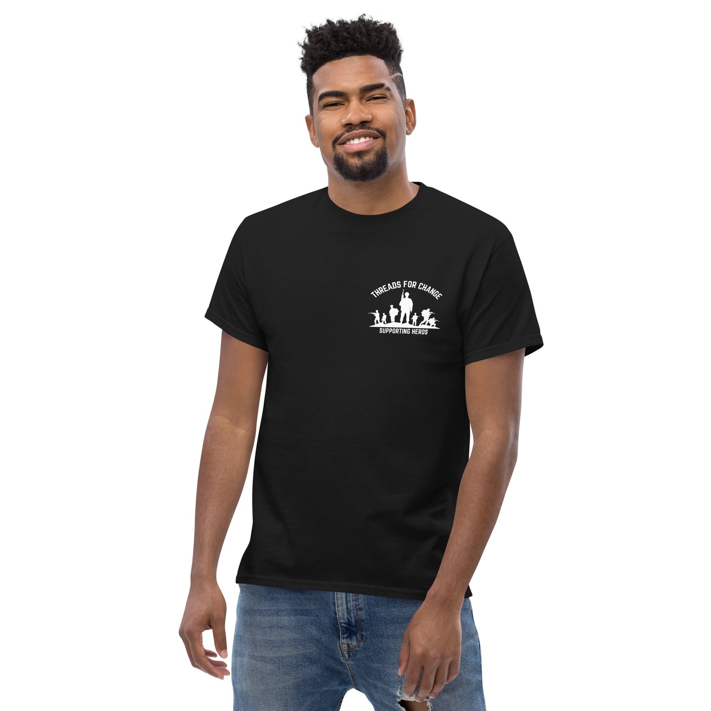 Supporting Heros Men's classic tee