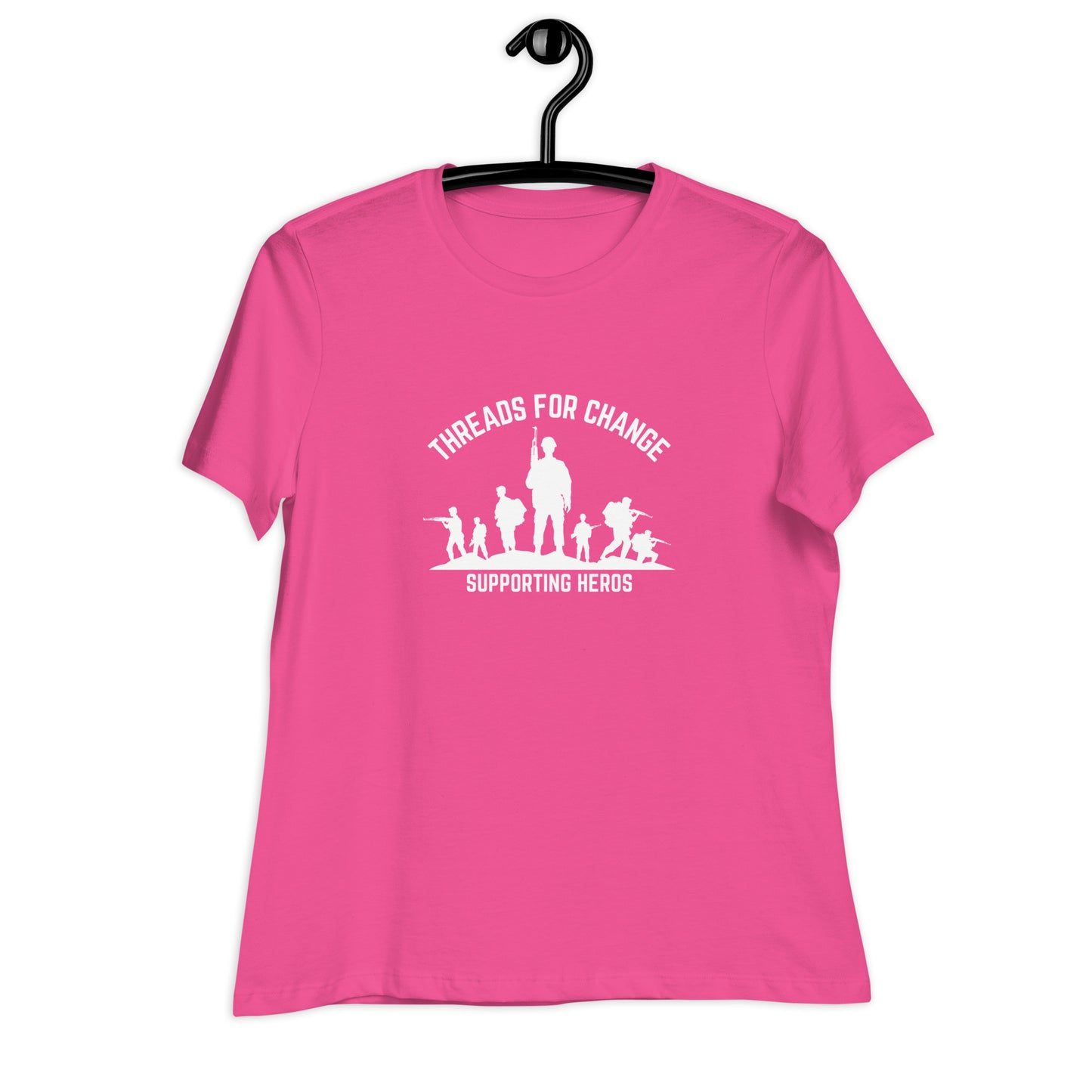 Supporting Heros Women's Relaxed T-Shirt
